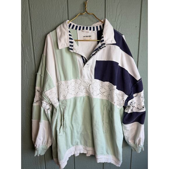 Free People American Dream Polo, Size Large $168 Retail - Picture 4 of 8